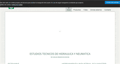 Desktop Screenshot of hidraulicaneumatica.es